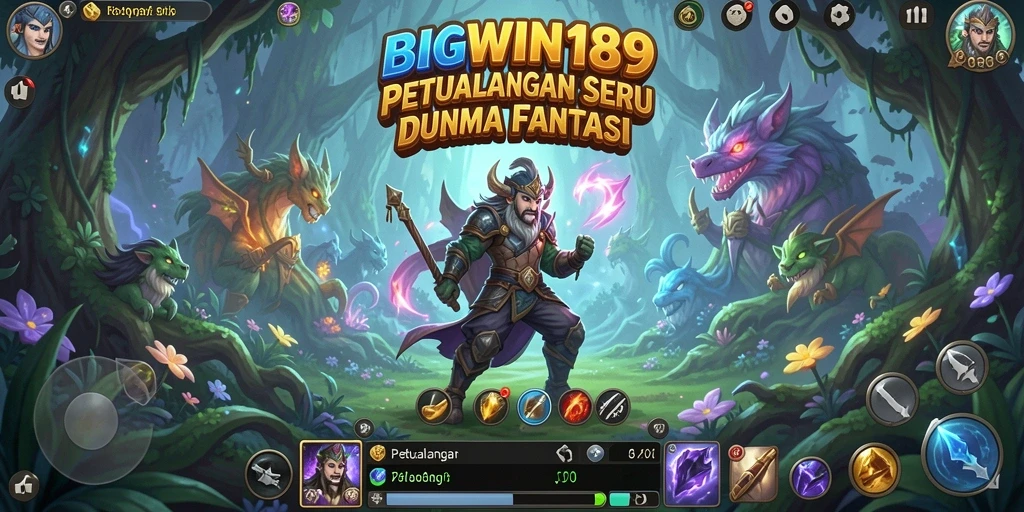 Antarmuka menarik dari BIGWIN189 saat menjelajahi dunia petualangan.