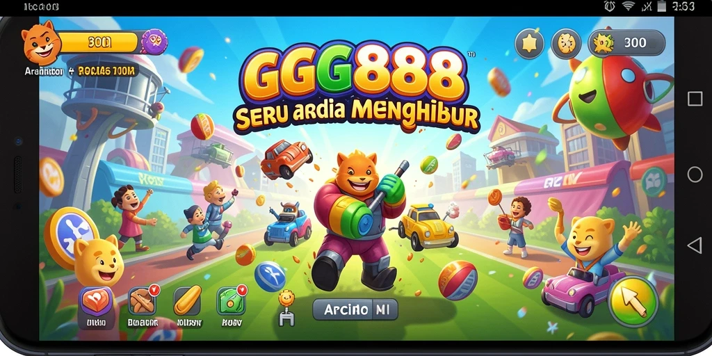 Tampilan antarmuka GGG888 yang menarik dan penuh warna.