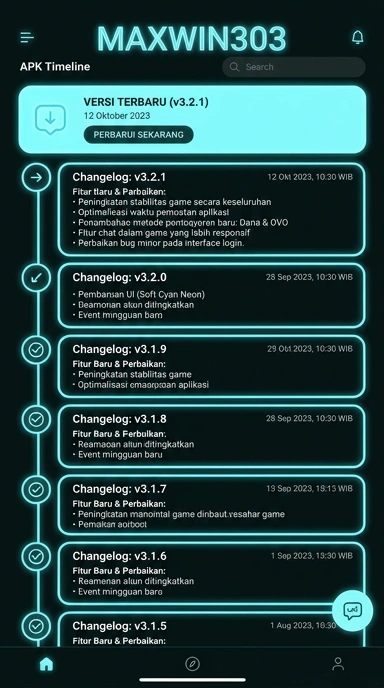 Riwayat Versi maxwin303 untuk Pengguna Android
